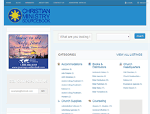 Tablet Screenshot of christiansourcebook.com